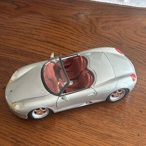 Silver Convertible Collectible Porsche
